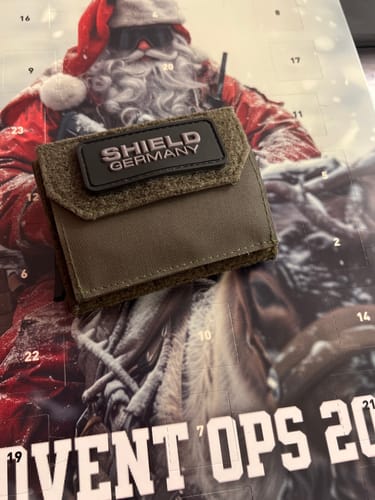 Customer photo review of Tactical Wallet Münzfach - Steingrau Oliv