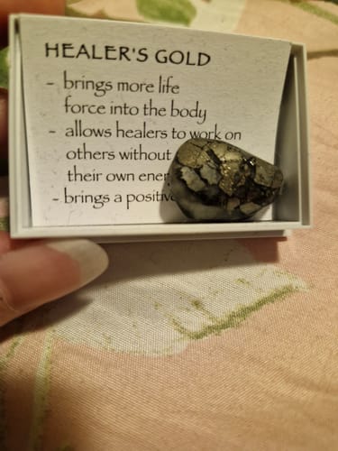 Customer photo review of Healers Gold ~ Specialty Boxed Crystal