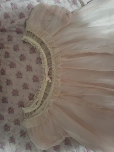 Customer photo review of Doll’s Holiday Vintage Babydoll Mini Dress Pink