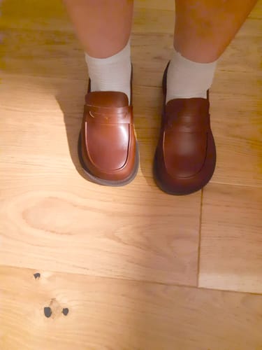 Customer photo review of Comfortable Wide Toe Box Loafers for Women 35-41