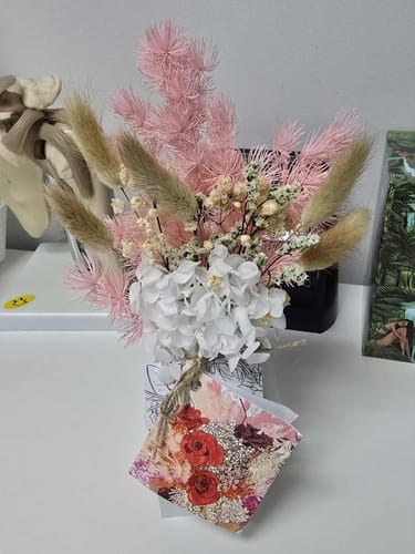 Customer photo review of Blush Luxe Vase