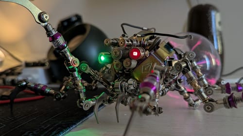 Customer photo review of Cyberpunk Plasma Ball Spider