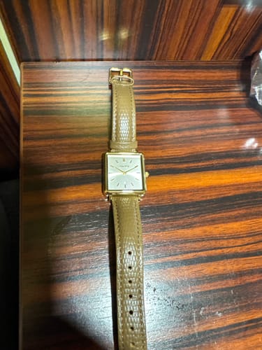 Customer photo review of Daisy Gold Brown Leather