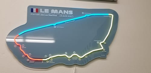Customer photo review of Circuit de la Sarthe Neon Race Track