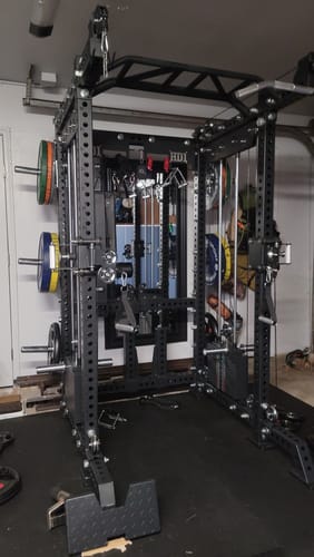 Customer photo review of Blazzed HD1 Squat Rack Functional Trainer