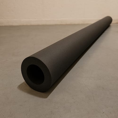 Customer photo review of Pipe Insulation Black Foam Class O 114mm x 32mm Wall 2m