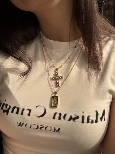 Customer photo review of Aura Tarot Necklace