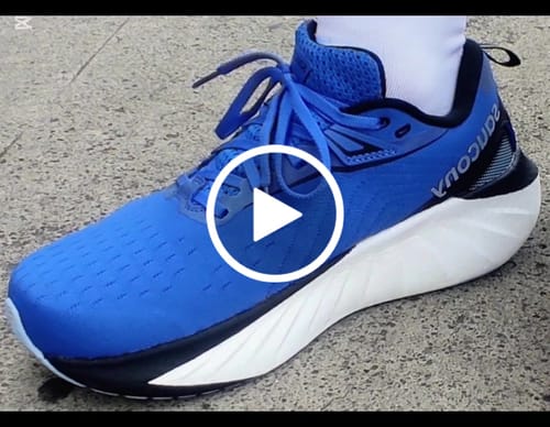 Customer video review of Saucony Triumph 22 Hombre Skydiver Black