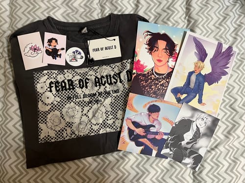 Customer photo review of Fear of Agust D T-Shirt
