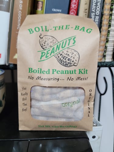 Customer photo review of Boil-The-Bag Boiled Peanuts (2 Bags)