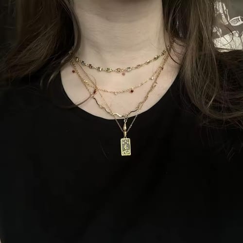 Customer photo review of Aura Tarot Necklace