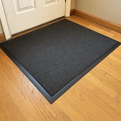 Customer photo review of Heavy Duty Rubber Barrier Mats – Anti-Slip, High Traffic, Dual Surface, Dirt & Moisture Trapping, Bevelled Edges, Durable Rubber Base