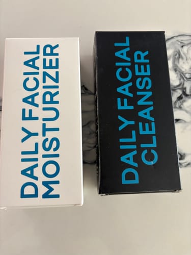 Customer photo review of Daily Skincare Duo