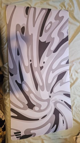 Customer photo review of Midnight Twist Mousepad
