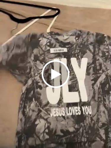 Customer video review of Pre-Order Jesus Is King Premium Tee