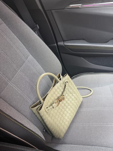 Customer photo review of Lucia Woven Bag