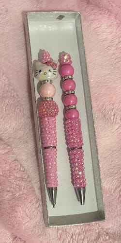 Customer photo review of Wholesale 5pcs Full diamond DIY bead pen colorful resin diamond bead pen