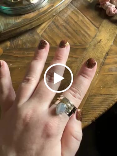 Customer video review of Moon and Moonstone Fidget Ring