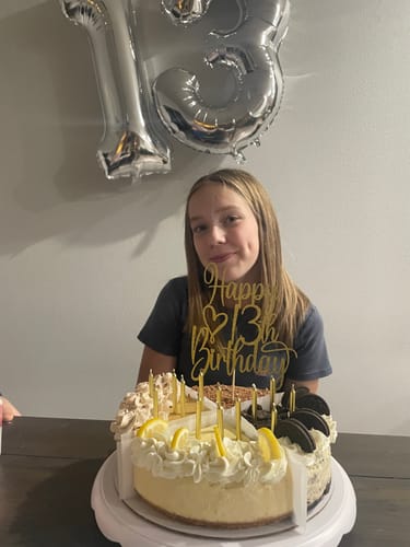 Customer photo review of Bakers Choice Cheesecake Sampler