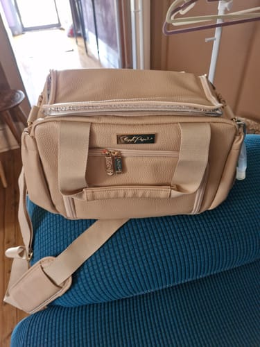 Customer photo review of Luxe Insulated Lunch Bag - Beige