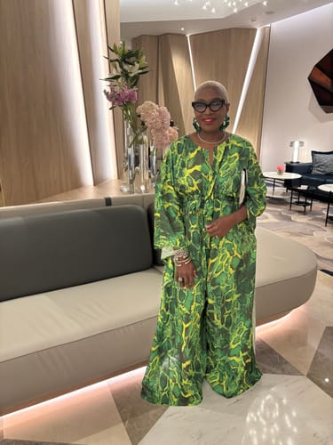 Customer photo review of Alejandra Goddess kaftan