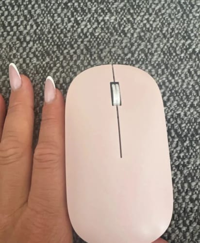 Customer photo review of Xiaomi Silent Dual-mode Wireless Mouse Type-C Charging 2.4g Dpi Adjustable Rechargeable Ergonomic Morandi Portable Office Mouse