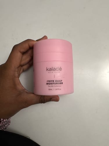 Customer photo review of IYKYK Daily Moisturiser