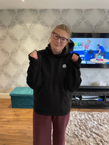 Customer photo review of The Classic Squiddy Hoodie