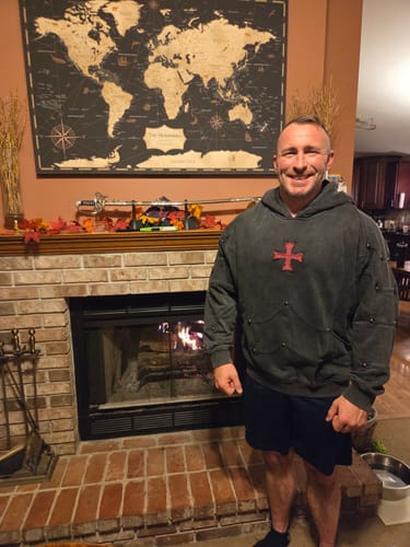 Jessica H. review of Crusader Armor Hoodie image 1 out of 1