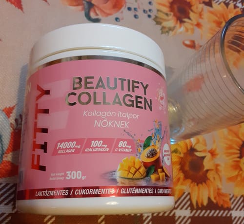 Customer photo review of Beautify Kollagén italpor nőknek