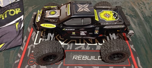 Customer photo review of Rlaarlo Omni-Terminator Carbon Fiber MINI 1:10 Scale RTR Brushless Monster Truck, RZ001B-C