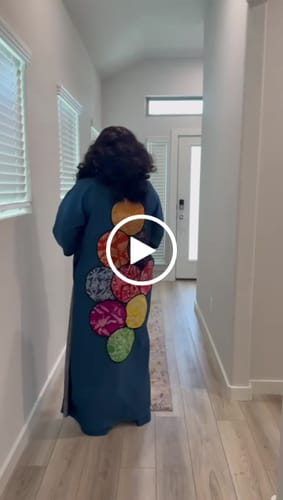 Abimbola review of Honey Teal Kimono Set image 1 out of 1