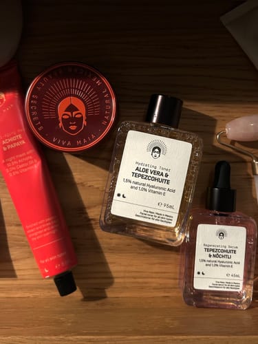 Customer photo review of Anti-Aging Mask - Achiote & Papaya