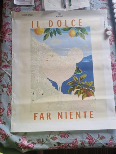 Customer photo review of Aperol in Italy | Paint by Numbers