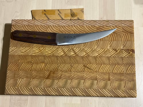 Customer photo review of Masahiro Boning Knife 150 mm