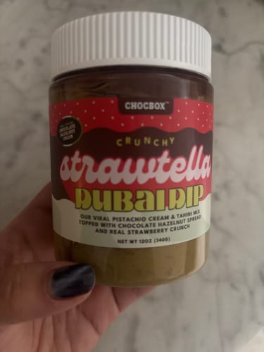 Customer photo review of Strawtella Dubai Dip 12 oz