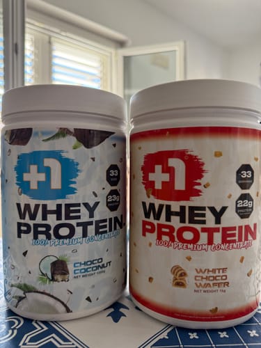 Customer photo review of +1© PREMIUM WHEY PROTEIN (1kg)