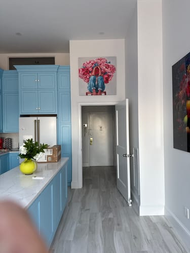 Customer photo review of People Canvas Art #PE040