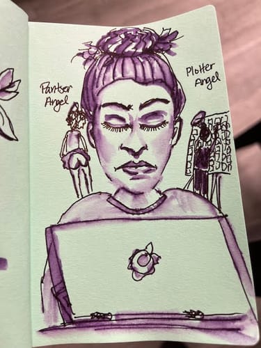 Customer photo review of SketchBox Exclusive UglyBook Sketchbook