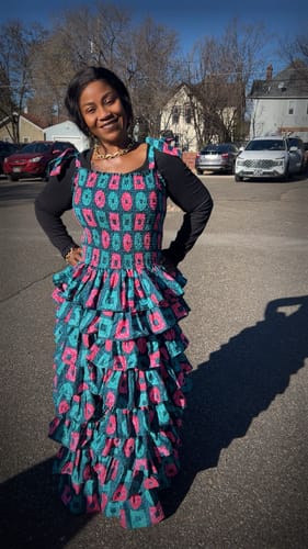 Catherine K. review of Samantha Layer Dress image 1 out of 1