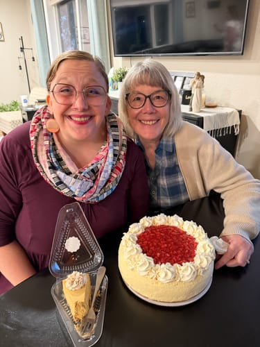 Customer photo review of Seasonal Pumpkin Cheesecake - Single Slice