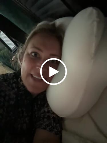 Customer video review of Cloud Cooling Pillow Case