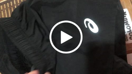Customer video review of Asics Pantaloneta Silver 5IN Hombre Performance Black Graphite Grey