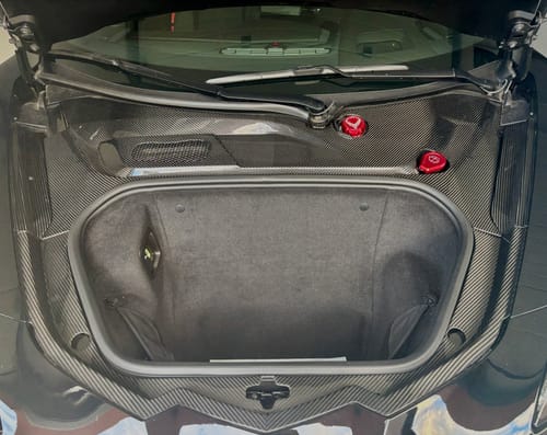Customer photo review of Corvette C8 Front Trunk Trim Cover Kit