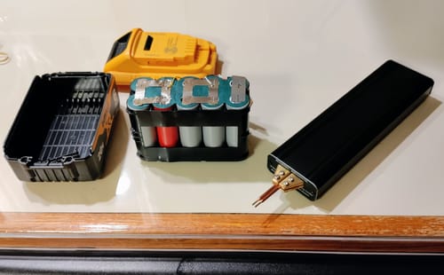Customer photo review of Sanyo NCR20700B 4250mAh 15A Battery