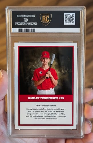 Customer photo review of Custom Graded Card