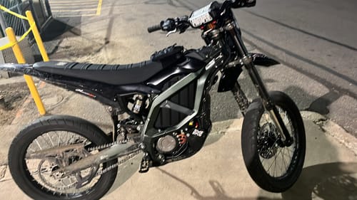 Customer photo review of Custom Seat Cover: Sur-Ron Ultra Bee