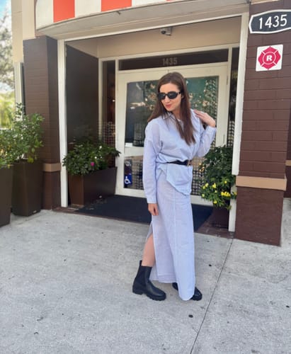 Customer photo review of Capri Button-Up Set