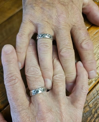 Customer photo review of Mountains & Forests Ring