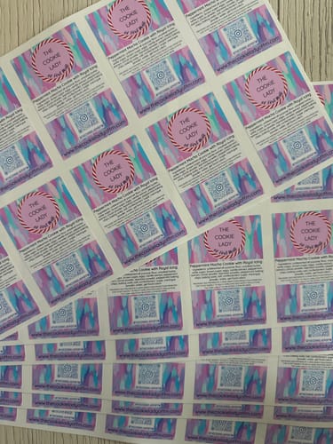 Customer photo review of Print Custom Labels